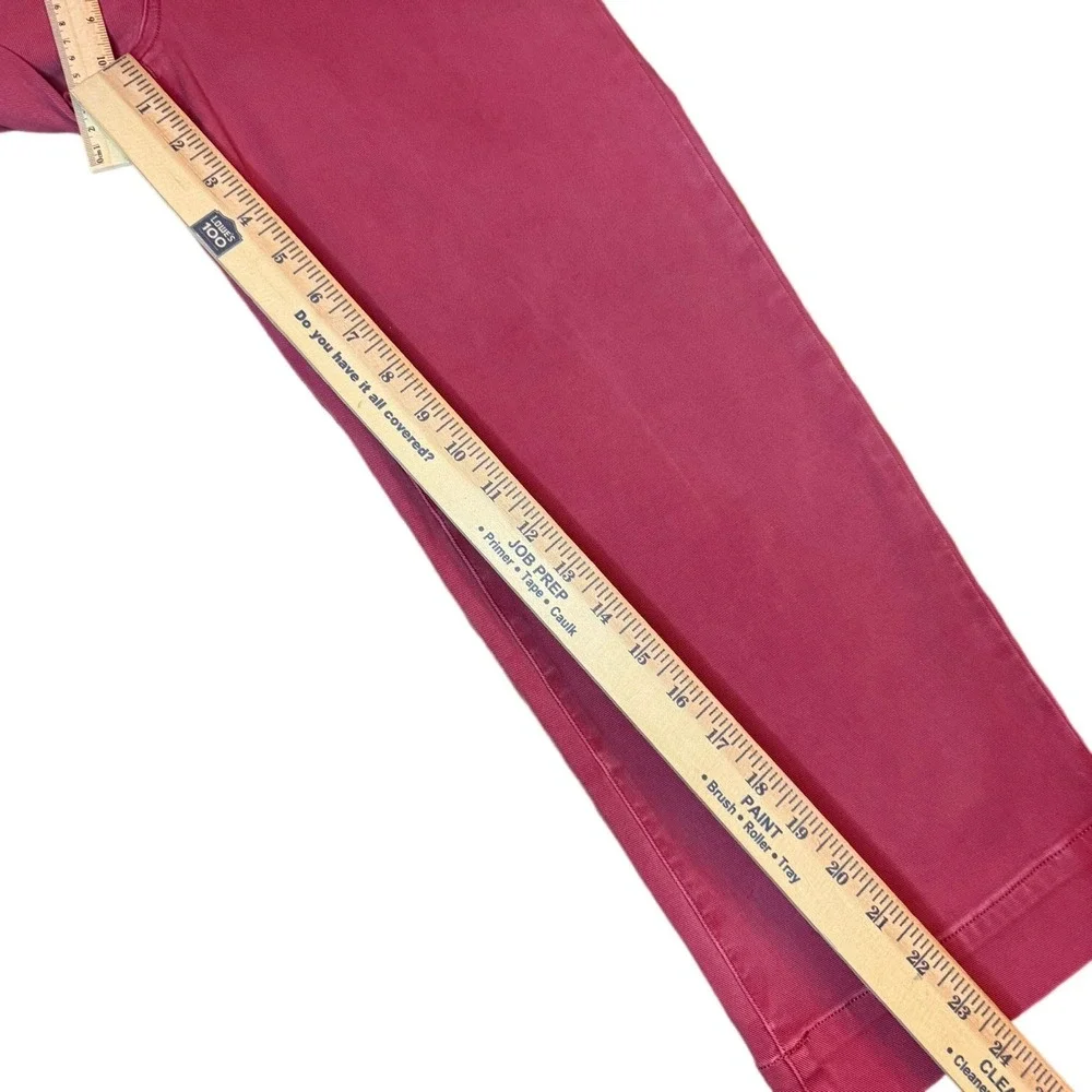 Spanx Stretch Twill Cropped Wide Leg Pant Medium Pink Mauve Pull On High Rise